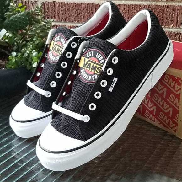 Vans Other - Vans Style 29 Design Assembly Black Corduroy Shoes